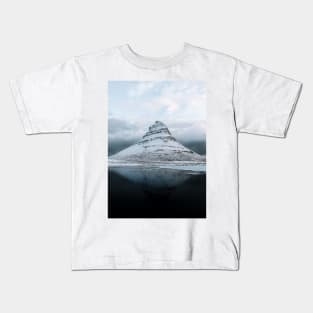 Kirkjufell Mountain in Iceland - Landscape Photography Kids T-Shirt